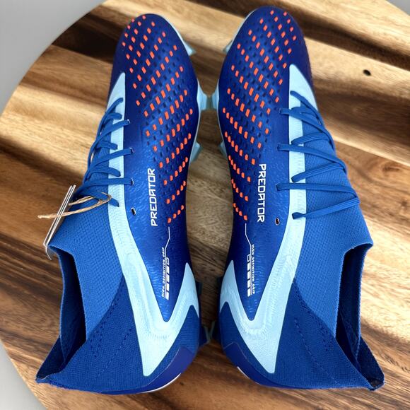 Adidas Predator Accuracy.1 FG Soccer Cleats Men’s Size 10.5 GZ0038 Royal Blue - Picture 5 of 9